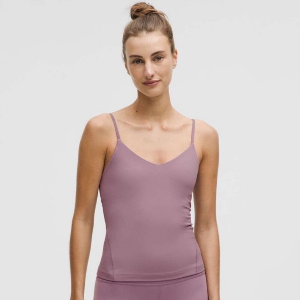 Lululemon NWT Align Waist-Length Cami Tank Top *A/B Cup Lavender Lux